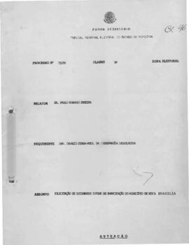 Resolução n. 40/89 Processo n. 73