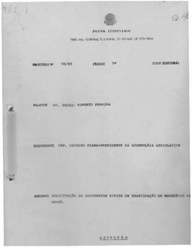 Resolução n. 40/89 Processo n. 78
